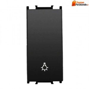 Viko Panasonic Thea Modüler Siyah 1M Light Düğme/Kapak (Mekanizma Hariç)